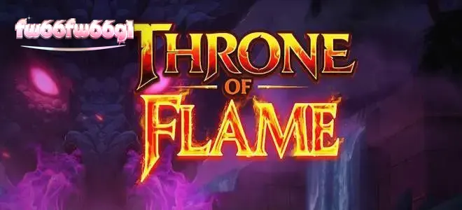 Pemandangan mistis Mountain of Dragons dalam slot Thrown of Flame